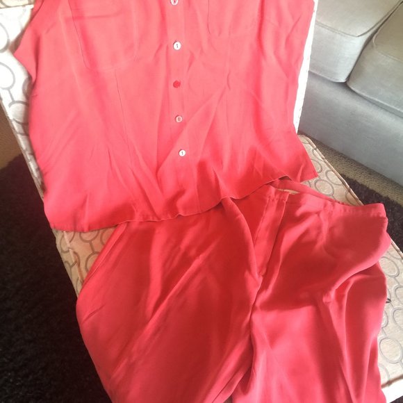 Womens Coral Pant Suit - Picture 2 of 3